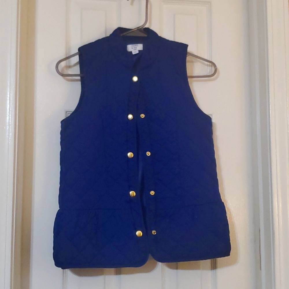 NWOT Crown and‎ Ivy Navy Blue Vest Kids